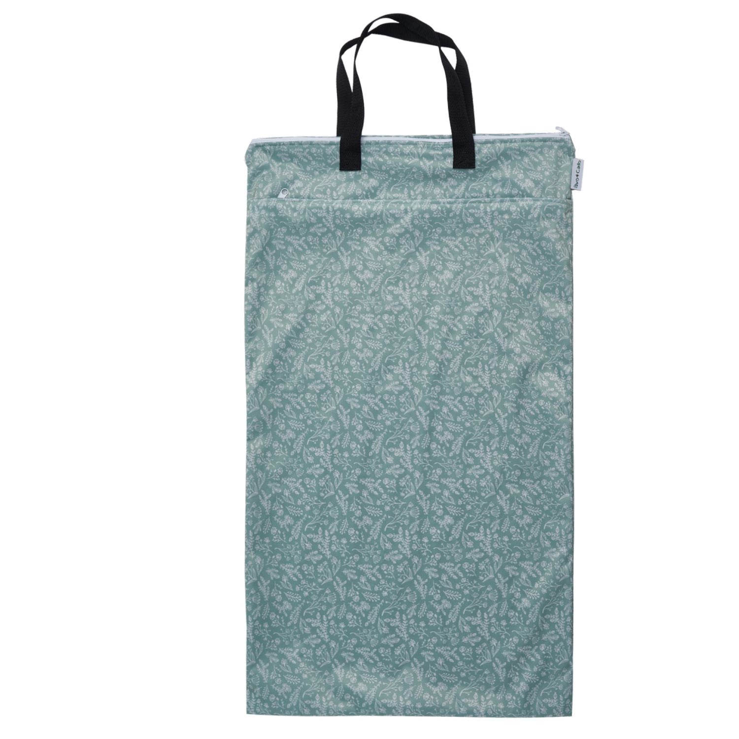 avo+cado Wetbag Large mit zwei Fächern und Hank – Kräuter – Wetbag groß – MamaMilla
