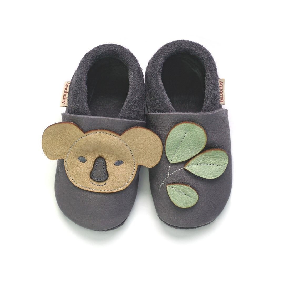 Baobaby Classic Baby Skor - Koala L - - MamaMilla