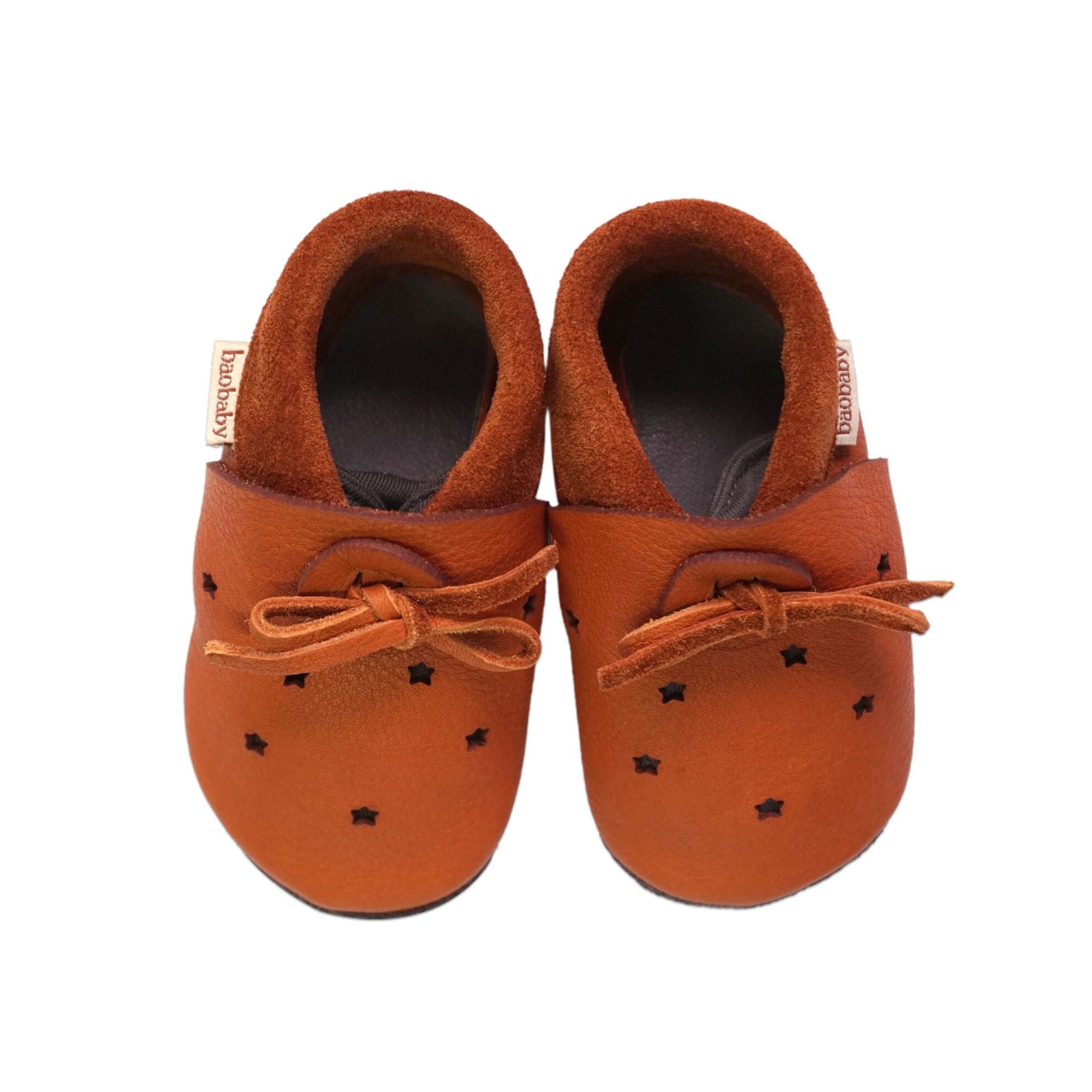 Baobaby Sandalen - Sterren Hazelnoot M - - MamaMilla