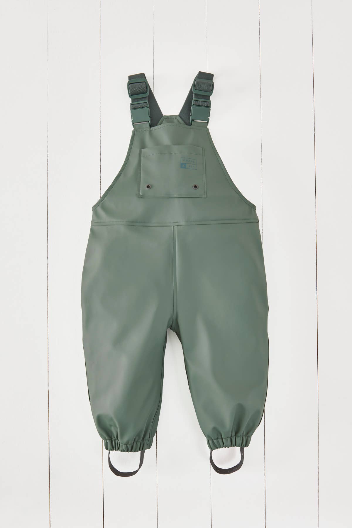 Grass & Air khaki regnbukser til børn