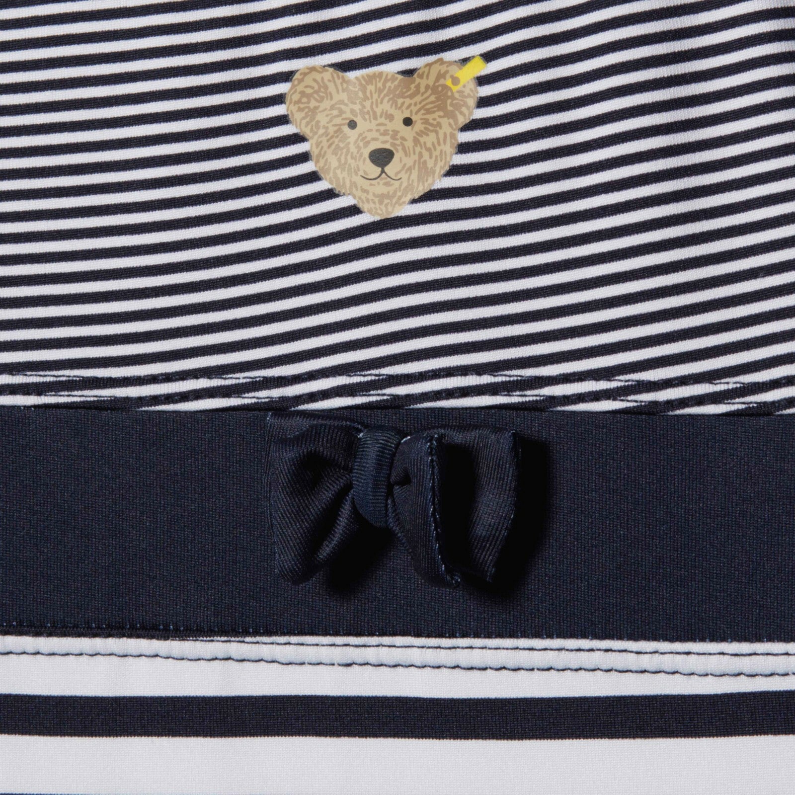 Steiff badedragt navy striber - bagside