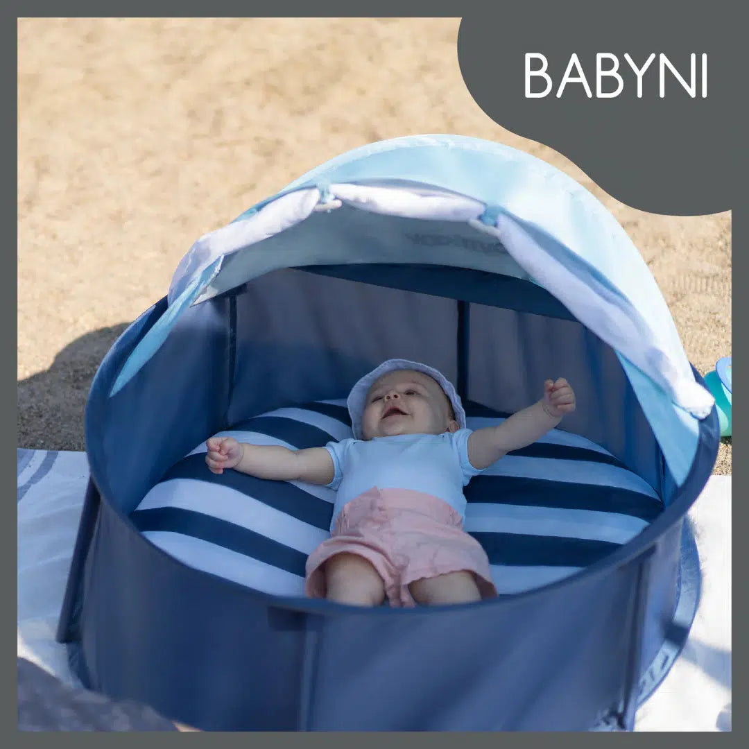 Babymoov 3in1 UV-Zelt – Mariniére Babyni – UV-Zelt – MamaMilla
