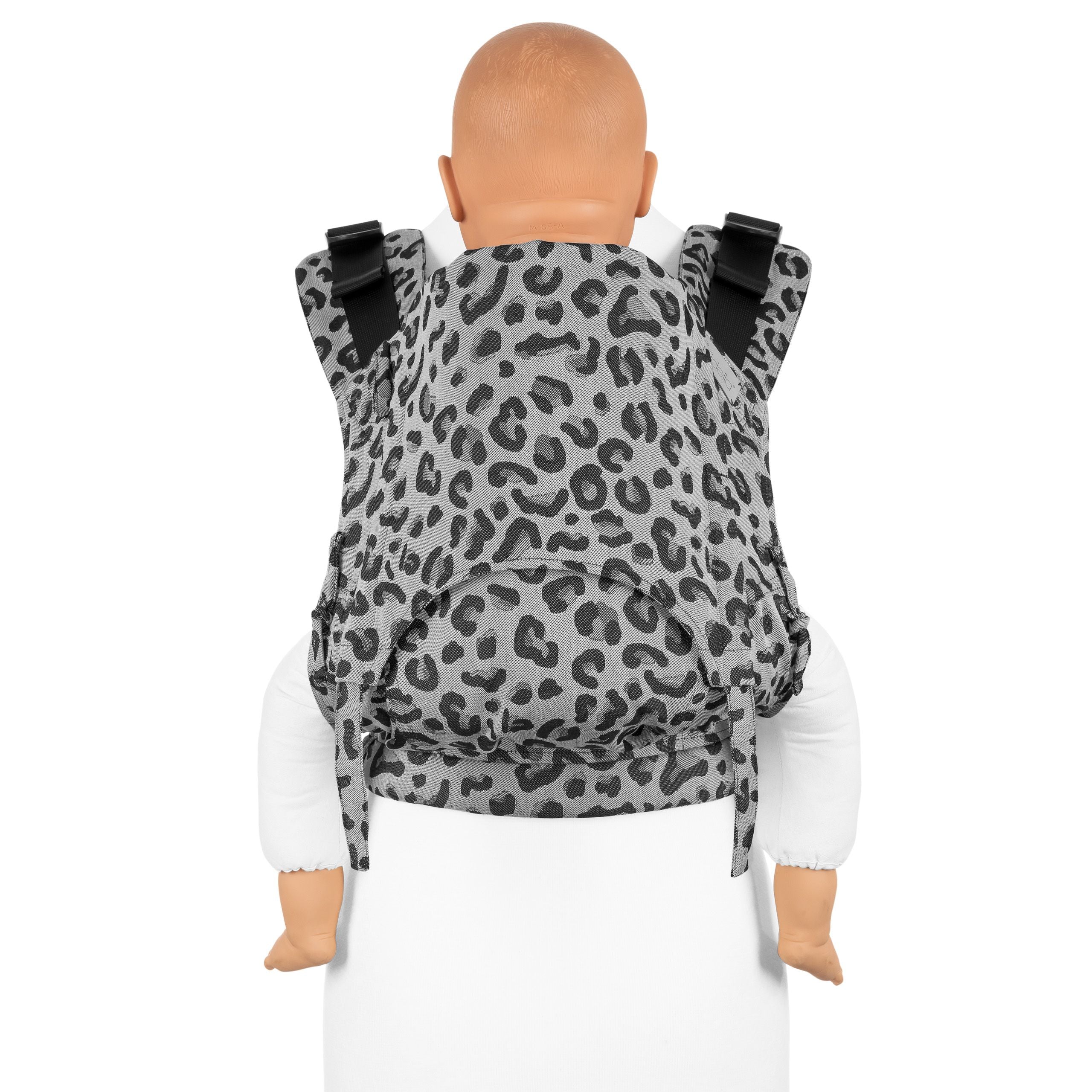 Fidella Fusion Fullbuckle Bärsel - Leopard Silver - Bärsele - MamaMilla
