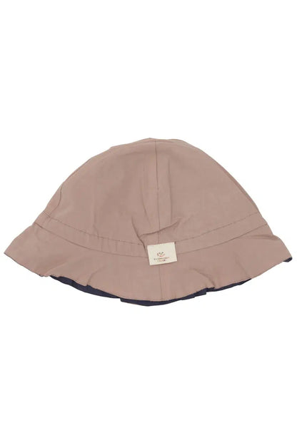 Copenhagen Colors - Ekologisk Vändbar Sommarhatt - Marinblå Beige - Solhatt - MamaMilla