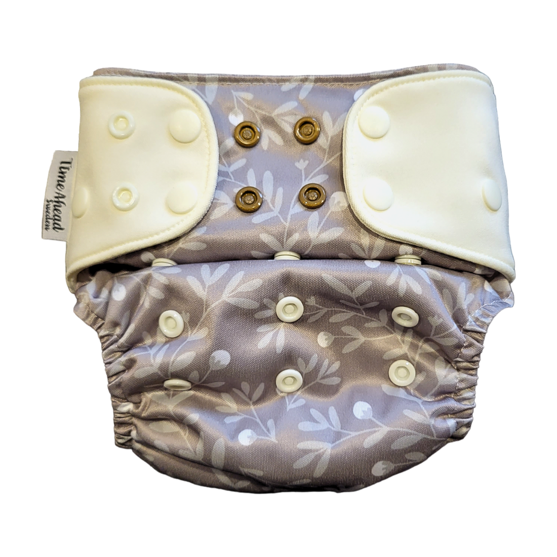 Svenska Skogen | Pocket blöja Stretch | 5-17kg: Humleblommor beige / Inga inlägg - - MamaMilla
