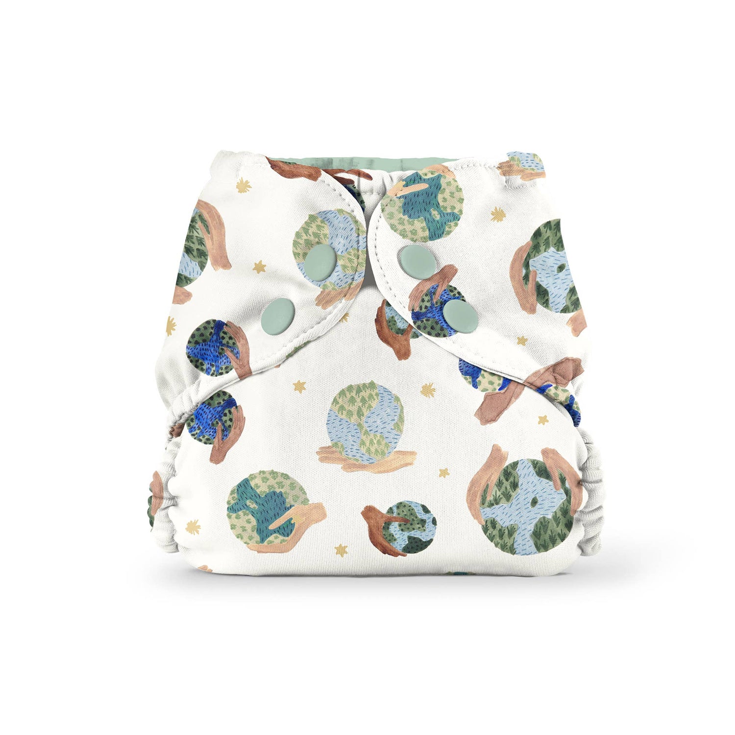 Outer (+ Swim Diaper): Mist / Size 2 (18-35 lbs) - - MamaMilla