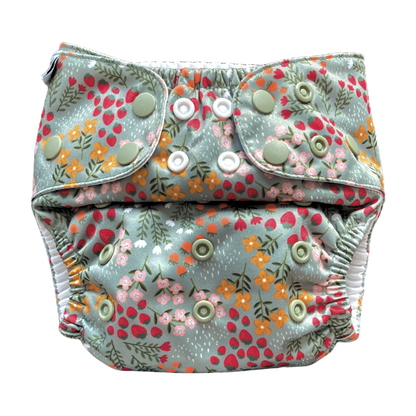 The Swedish Forest | Pocket Diaper | Slim 3-15kg: Skogssvamp / No inserts - - MamaMilla