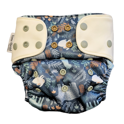 Der schwedische Wald | Taschenwindelstretch | 5-17kg: Blaubeere / Keine Beilagen - - MamaMilla