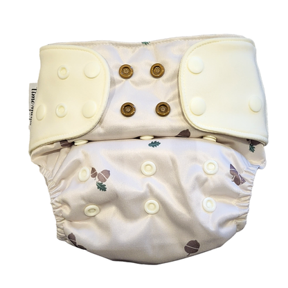 Der schwedische Wald | Taschenwindelstretch | 5-17kg: Hopfenblüten beige / Ohne Einlagen - - MamaMilla