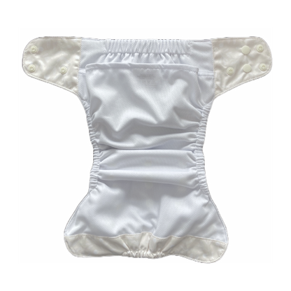 The Swedish Forest | Pocket Diaper | Slim 3-15kg: Humleblomster grön / No inserts - - MamaMilla