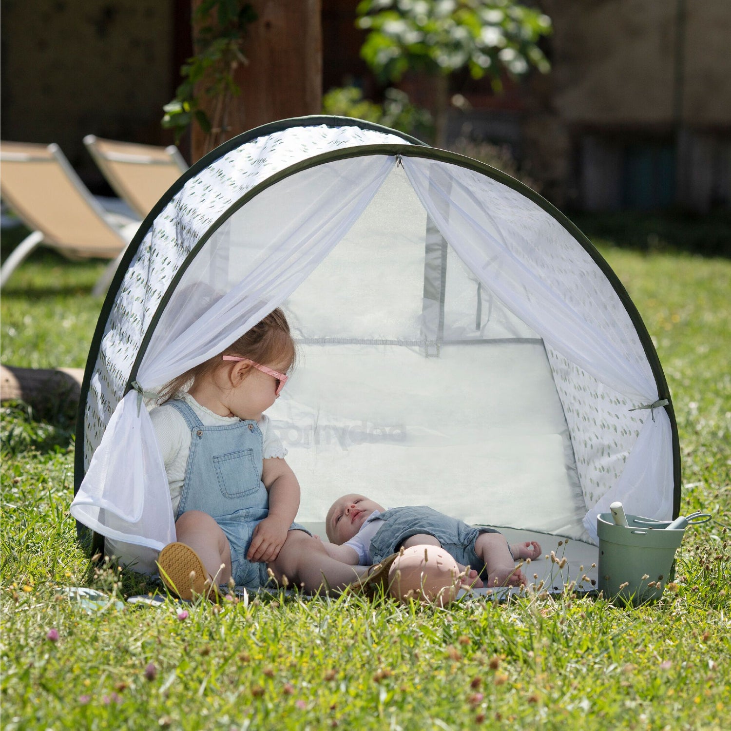 Babymoov UV-telt - Grøn - Provence - UV-telt - MamaMilla