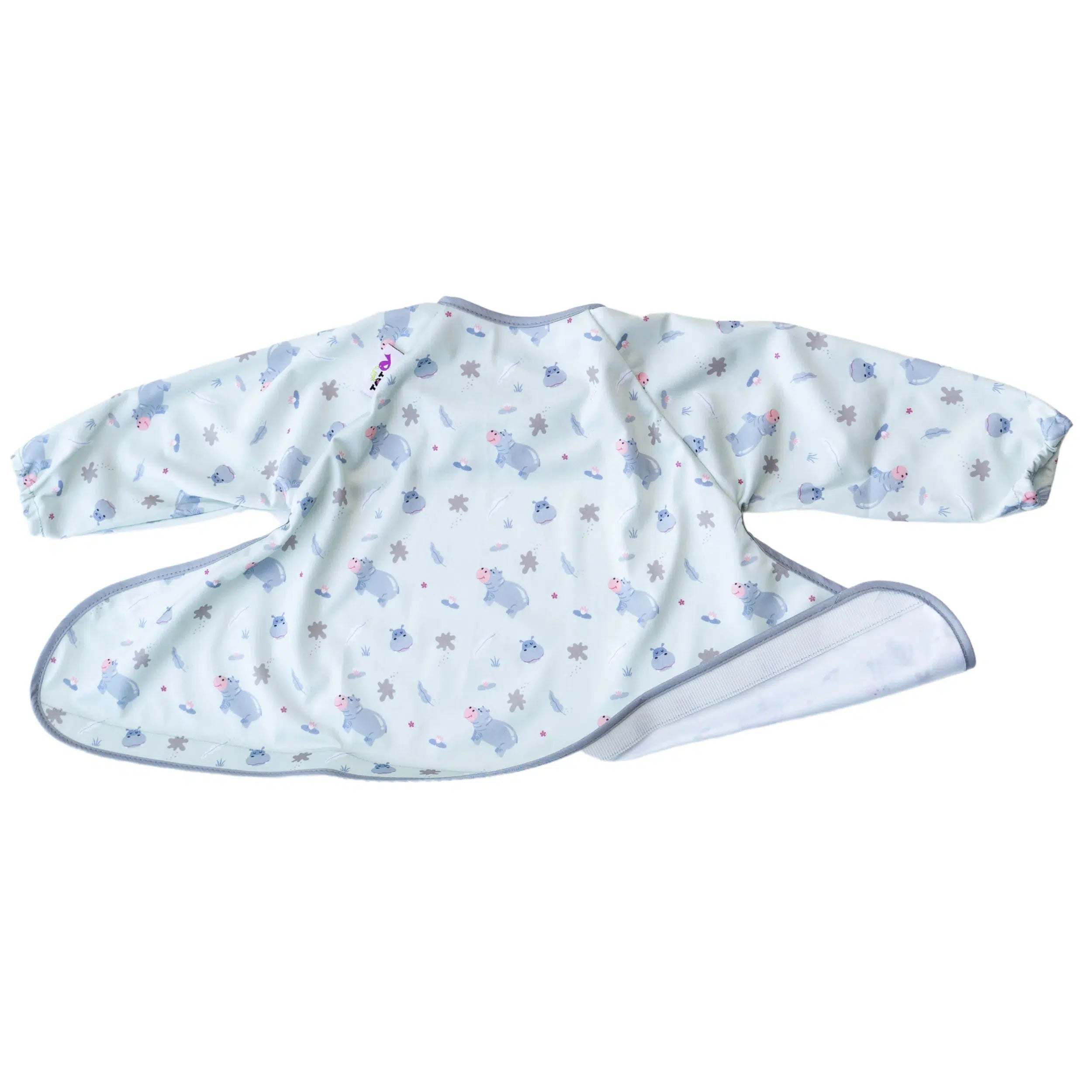 Tidy Tot Slab, Dienblad en Lepel - SET - Grijs - Slab met mouwen - MamaMilla
