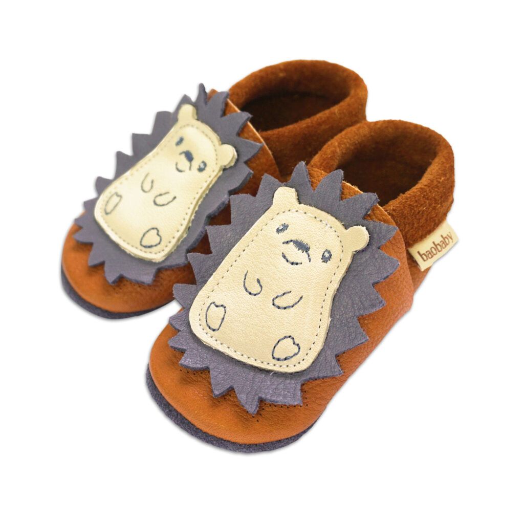 Baobaby Classic Babyschoentjes - Spikey Curry XL - - MamaMilla