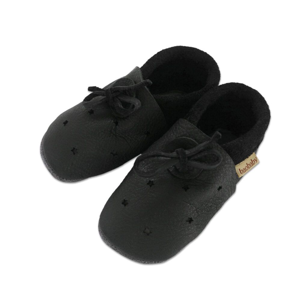 Baobaby Sandaler - Stars Black S - - MamaMilla