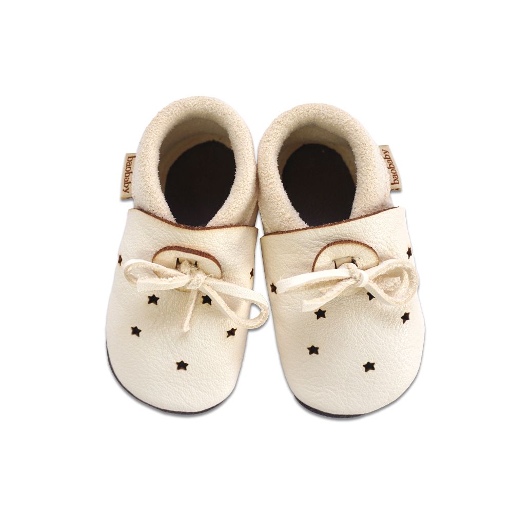 Baobaby Sandalen - Sterren Wit XXS - - MamaMilla