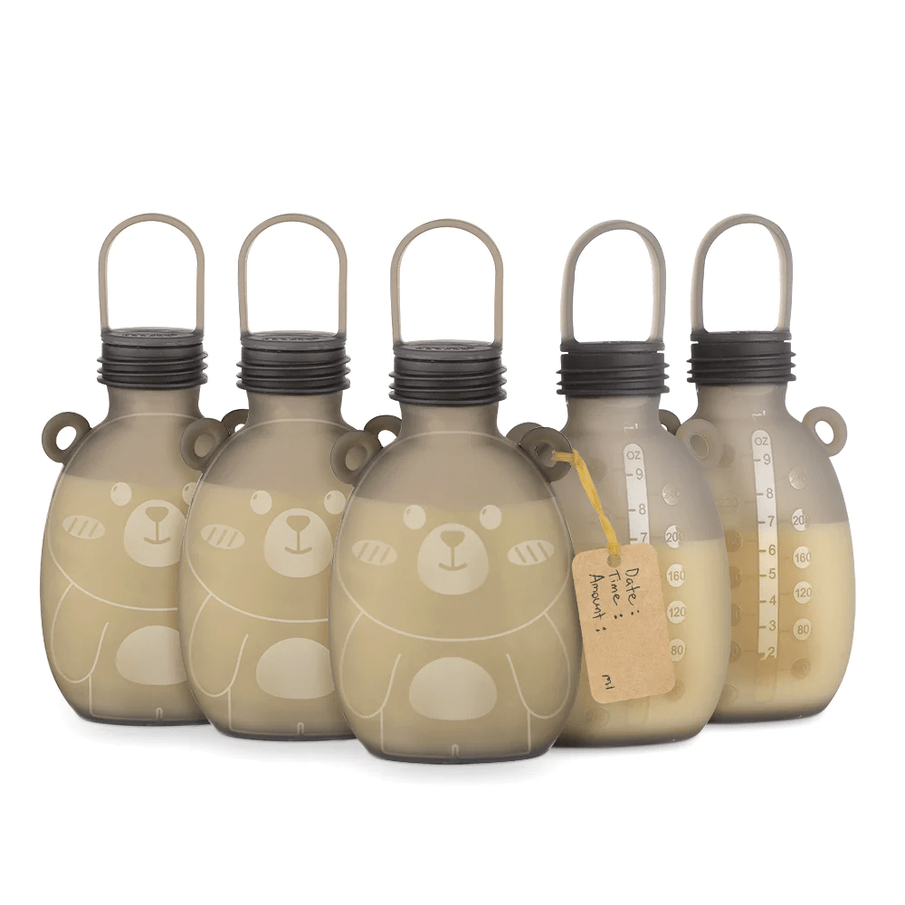 Haakaa Silikonpåse för mjölk - 5 st (260ml) - Silikonpåse - MamaMilla