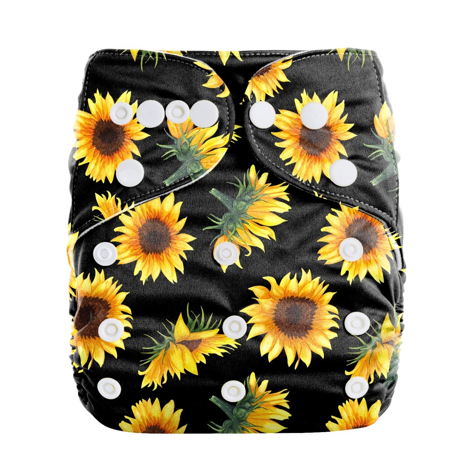 Stoffwindeln in Einheitsgröße – (Taschenwindeln). Sonnenblumenblüte - - MamaMilla