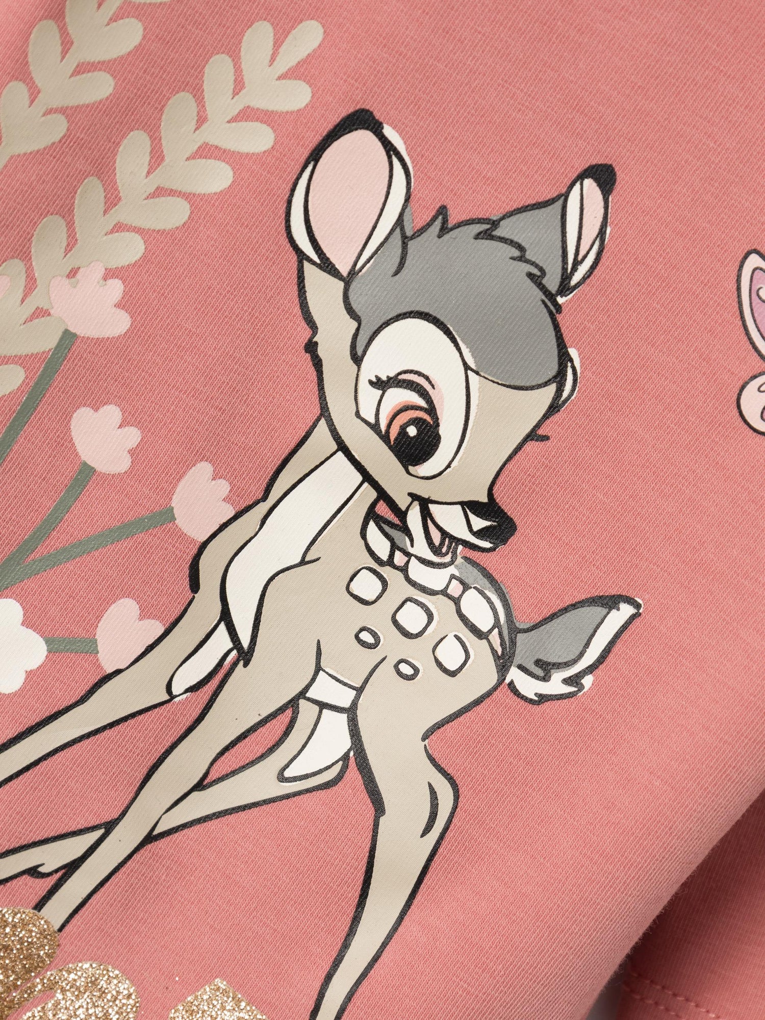 Name it Body mit Disney-Motiv und Glitzer – Droma – Bambi – Ash Rose – Body – MamaMilla