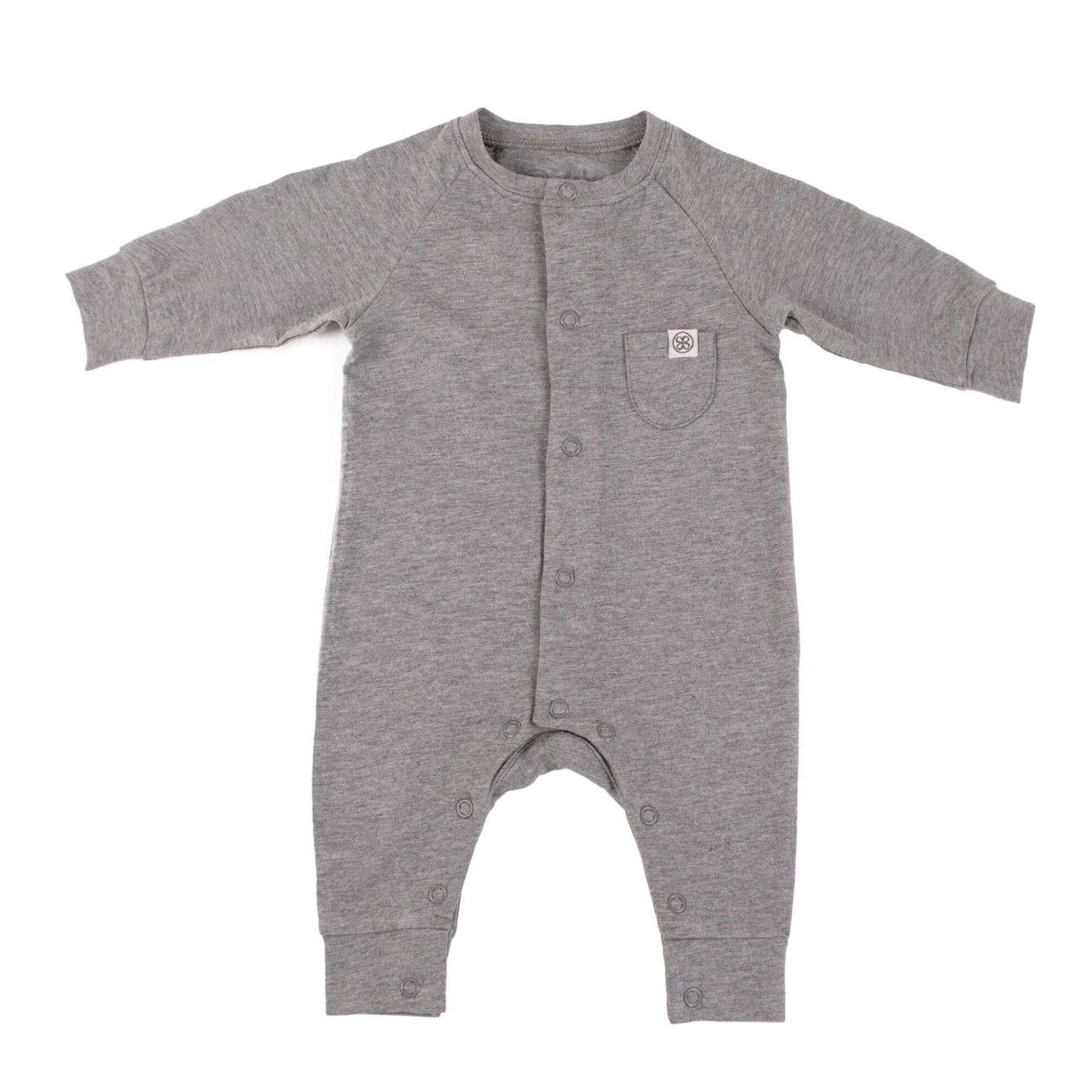 Cloby UV-playsuit - Steengrijs 62/68 - - MamaMilla