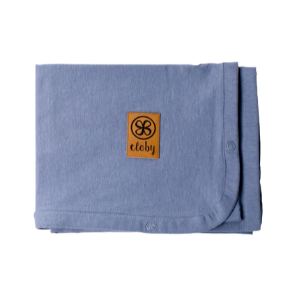Cloby UV-tæppe med UPF 50+ - Dusty Blue - UV-tæppe - MamaMilla