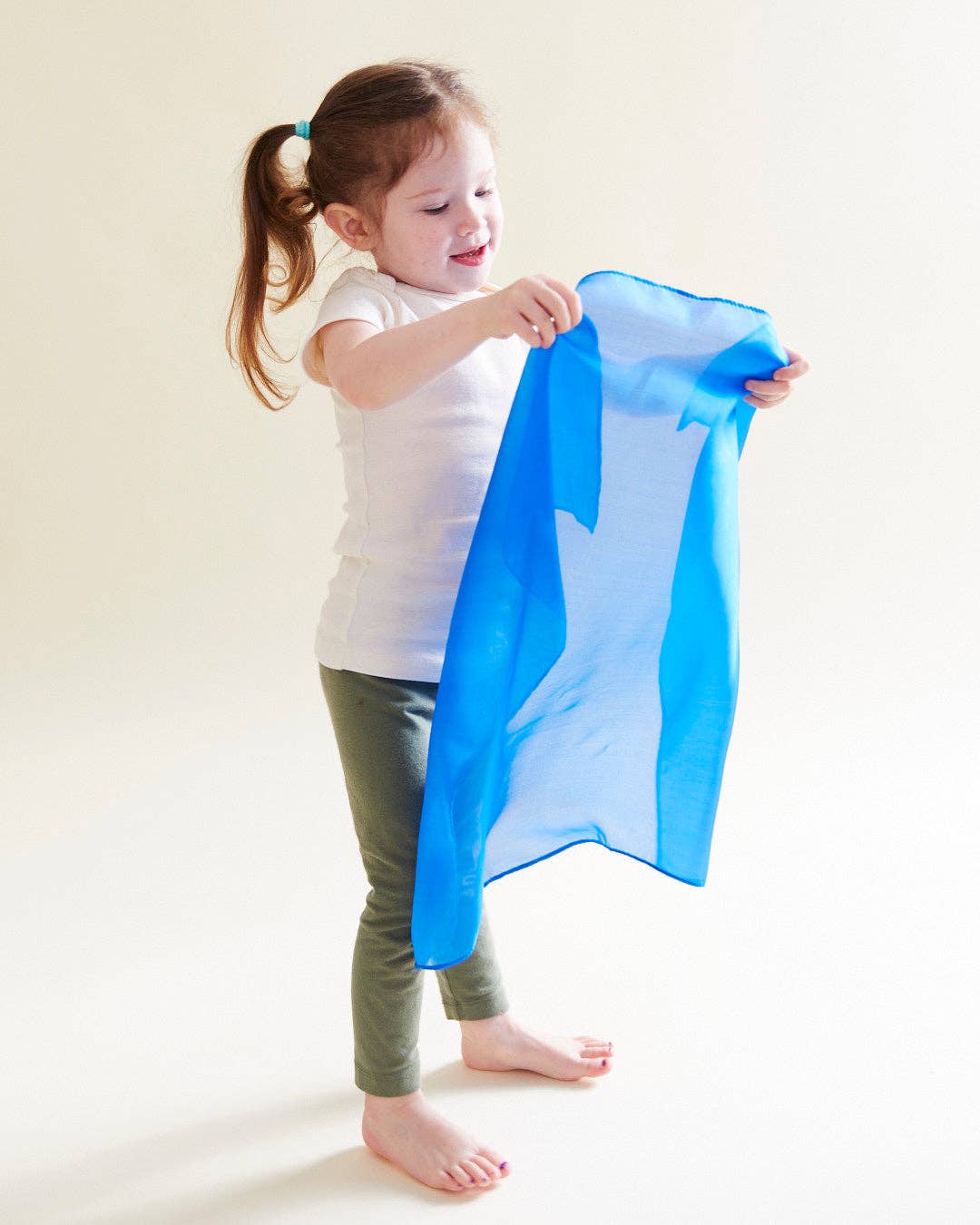 Sarahs Silk Mini Playsilks - Pretend Play 100% Natural Silk Waldorf Toys: Red - - MamaMilla