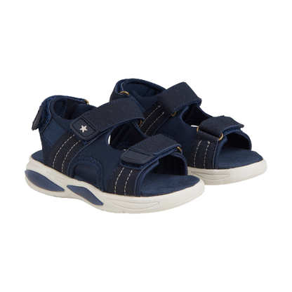 EN FANT letvægts sandaler med velcro og lys - India ink - sko - MamaMilla