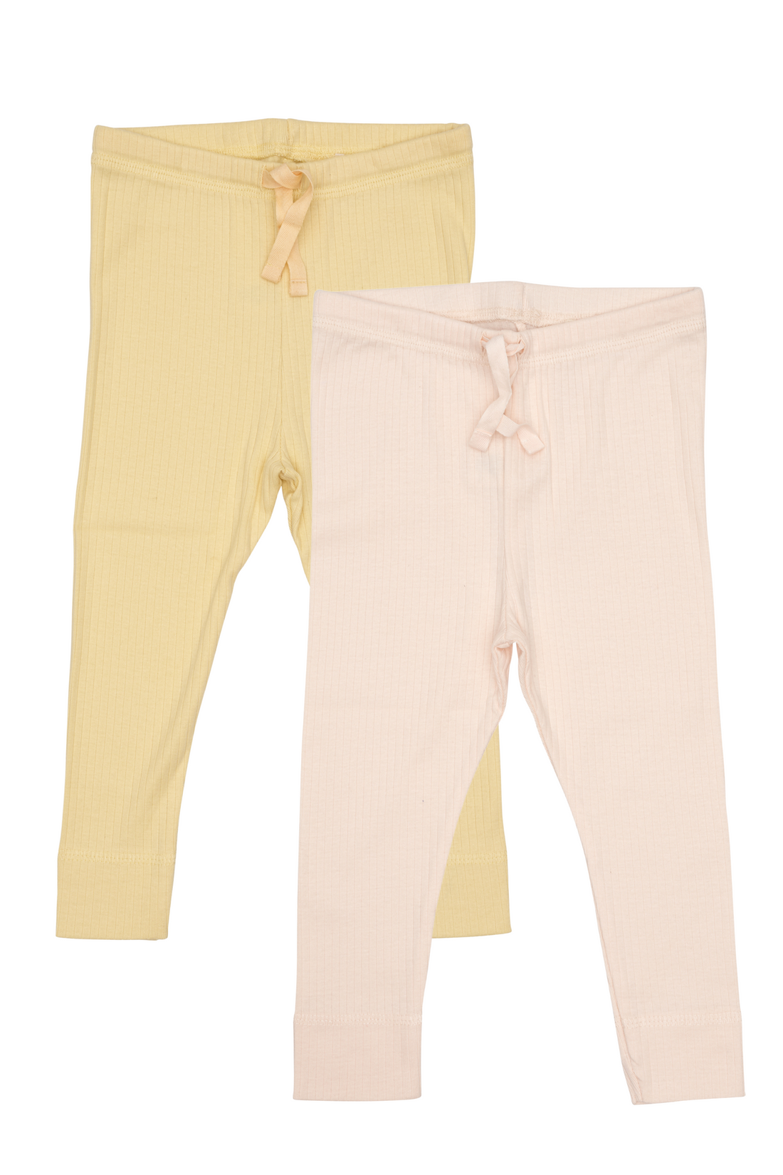 Copenhagen Colors 2-pack leggings - Gul / mjuk rosa - leggings - MamaMilla
