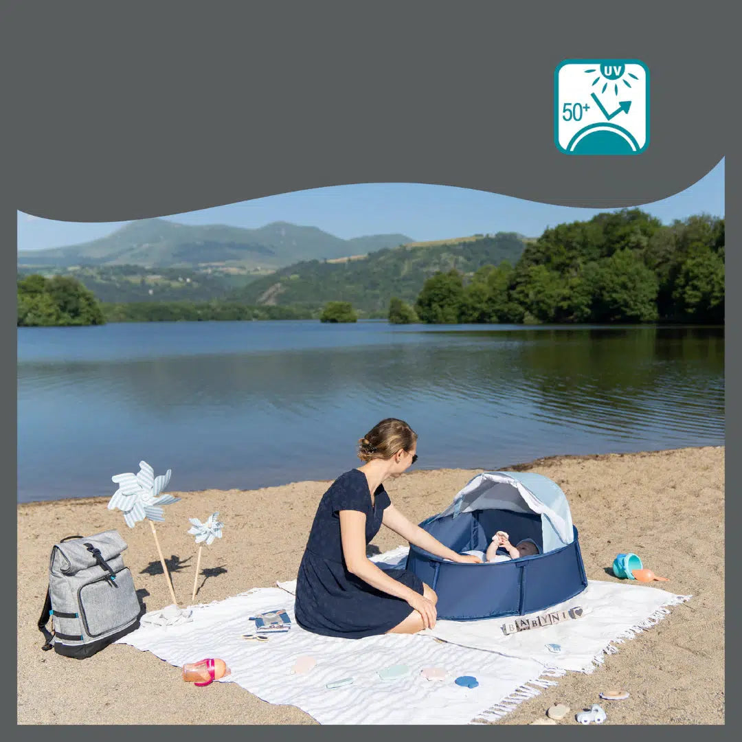 Babymoov 3in1 UV-Zelt – Mariniére Babyni – UV-Zelt – MamaMilla
