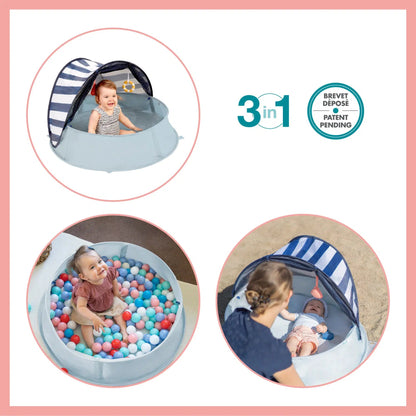 Babymoov 3i1 UV-telt - Mariniére Aquani - Uv-telt - MamaMilla