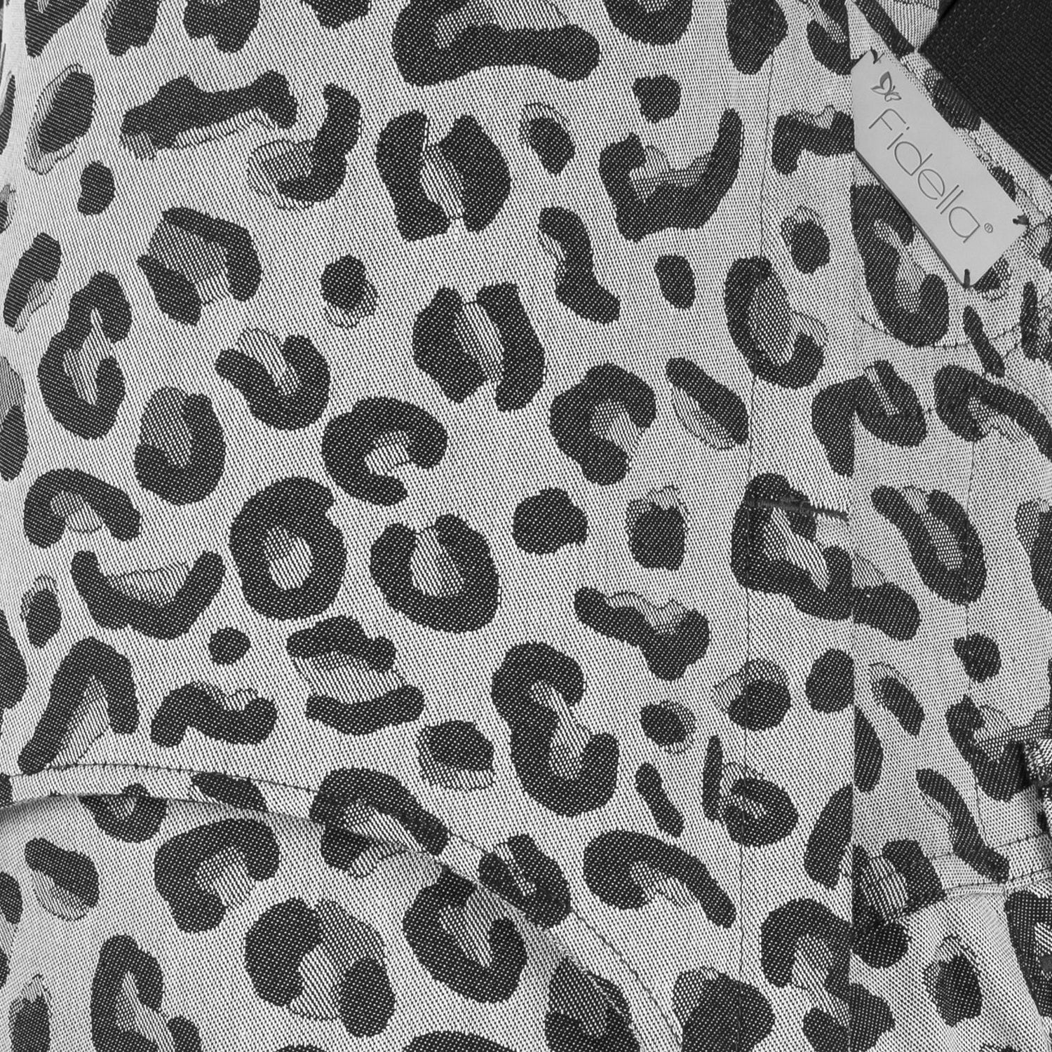 Fidella Fusion Fullbuckle Bärsel - Leopard Silver - Bärsele - MamaMilla