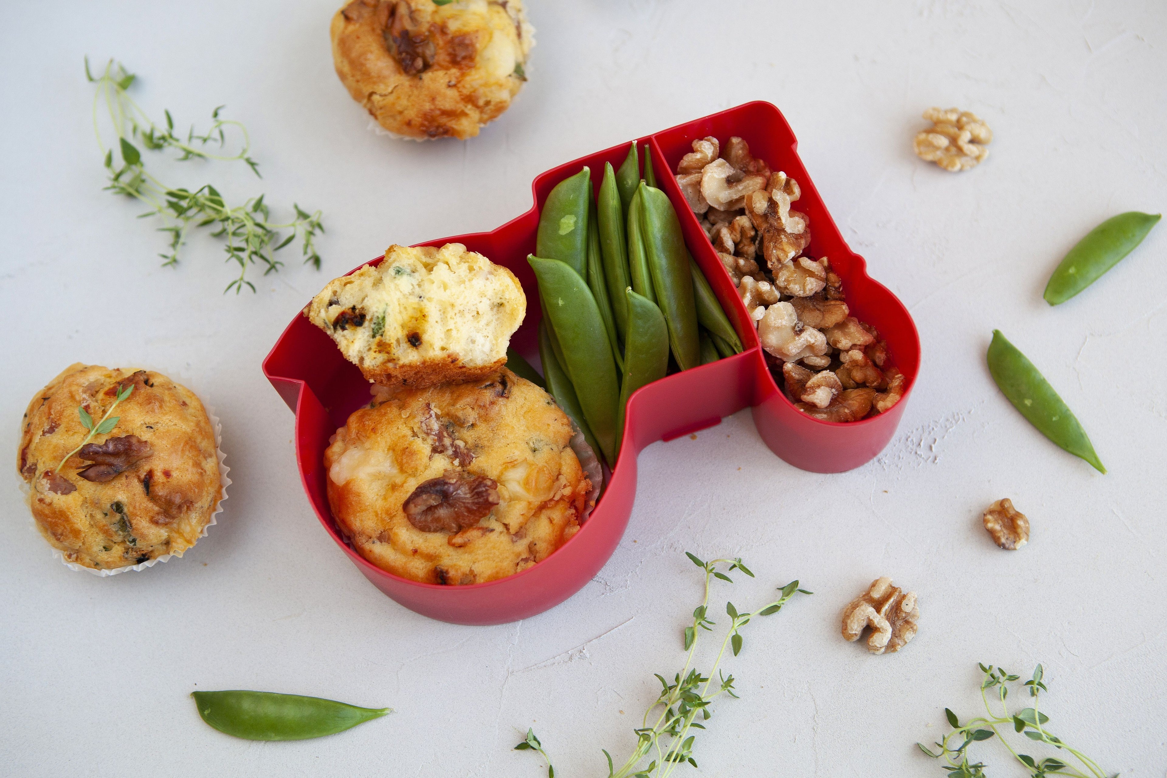 BLAFRE Madkasse Med 2 Rum - Elefant - Rosa - Madkasse - MamaMilla