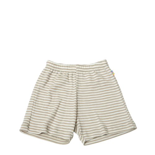 Joha shorts i ull och siden - Grå / ränder - byxor - MamaMilla