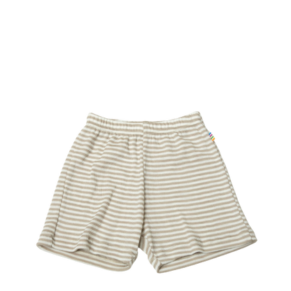 Joha shorts i ull och siden - Grå / ränder - byxor - MamaMilla